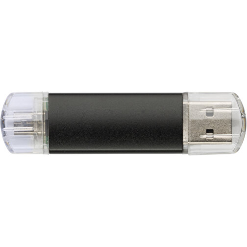 USB-Stick ALU SMART 2.0 8GB , Promo Effects MB , schwarz MB , 8 GB , Aluminium MB , 3 - 10 MB/s MB , 3,80cm x 1,75cm (Länge x Breite), Bild 2
