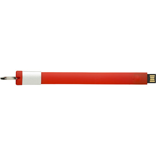 USB-Stick Schlaufe 2.0 8GB , Promo Effects MB , rot MB , 8 GB , Kunststoff MB , 3 - 10 MB/s MB , 12,10cm x 1,65cm (Länge x Breite), Bild 2