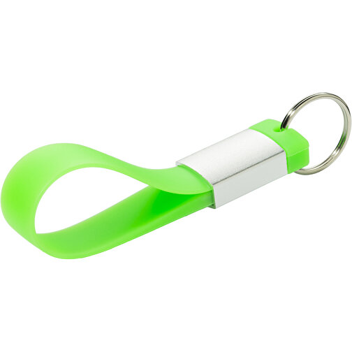 USB-Stick Schlaufe 2.0 4GB , Promo Effects MB , grün MB , 4 GB , Kunststoff MB , 3 - 10 MB/s MB , 12,10cm x 1,65cm (Länge x Breite), Bild 1