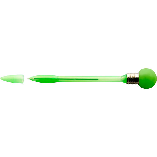 Kugelschreiber Aus Kunststoff Emma , hellgrün, Plastik, Metall, AS, XXL, 18,70cm (Höhe), Bild 3