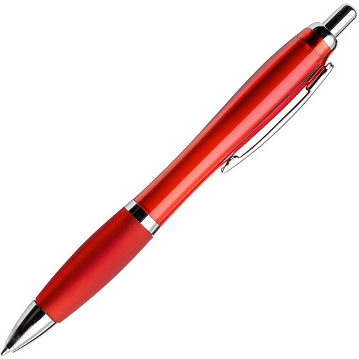 Kugelschreiber Aus Kunststoff Newport , rot, ABS, Plastik, AS, Stahl, , Bild 2