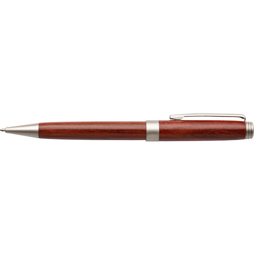 Kugelschreiber Aus Rosenholz Ida , braun, Holz, Metall, Rosenholz, , Bild 3