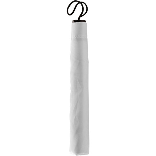 Taschenschirm Aus Polyester Mimi , weiß, Plastik, Eisen, Polyester 190T, , Bild 1