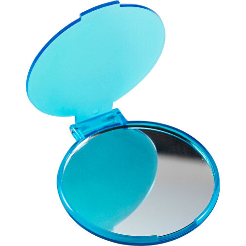 Kosmetikspiegel Aus Kunststoff Joyce , hellblau, Glas, PS, , Bild 2