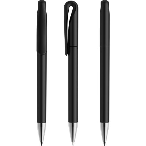 Prodir DS1 TMS Twist Kugelschreiber , Prodir, schwarz, Kunststoff/Metall, 14,10cm x 1,40cm (Länge x Breite), Bild 6