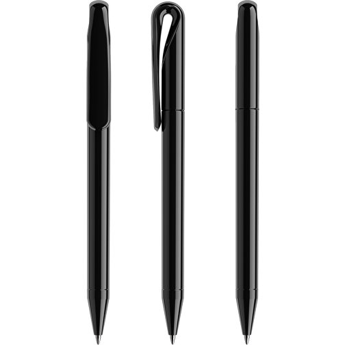 Prodir DS1 TPP Twist Kugelschreiber , Prodir, schwarz, Kunststoff, 14,10cm x 1,40cm (Länge x Breite), Bild 6