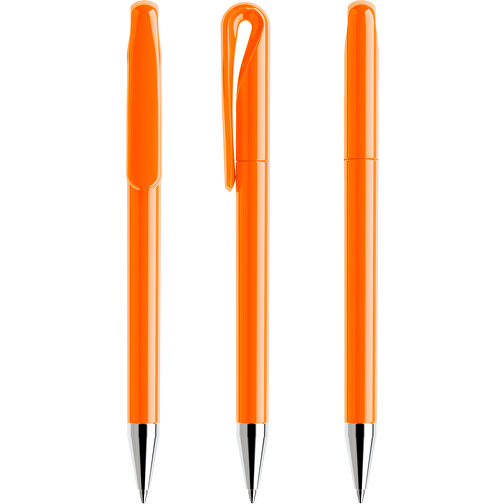Prodir DS1 TPC Twist Kugelschreiber , Prodir, orange, Kunststoff/Metall, 14,10cm x 1,40cm (Länge x Breite), Bild 6