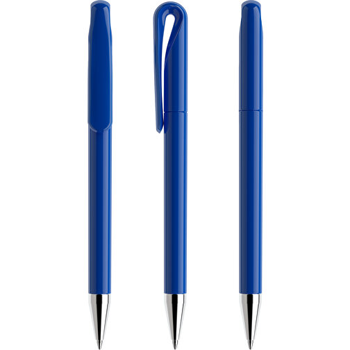 Prodir DS1 TPC Twist Kugelschreiber , Prodir, blau, Kunststoff/Metall, 14,10cm x 1,40cm (Länge x Breite), Bild 6