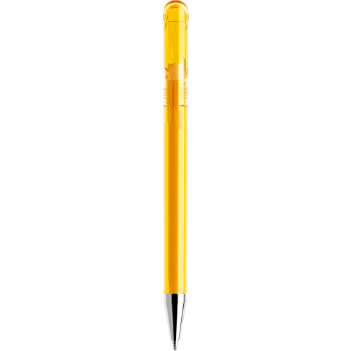 Prodir DS3 TTC Twist Kugelschreiber , Prodir, gelb, Kunststoff/Metall, 13,80cm x 1,50cm (Länge x Breite), Bild 3