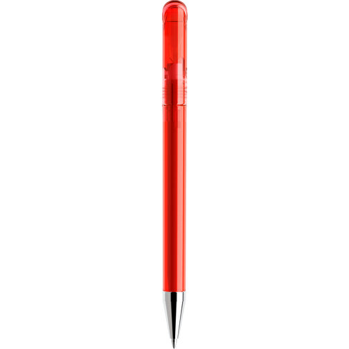 Prodir DS3 TTC Twist Kugelschreiber , Prodir, rot, Kunststoff/Metall, 13,80cm x 1,50cm (Länge x Breite), Bild 3