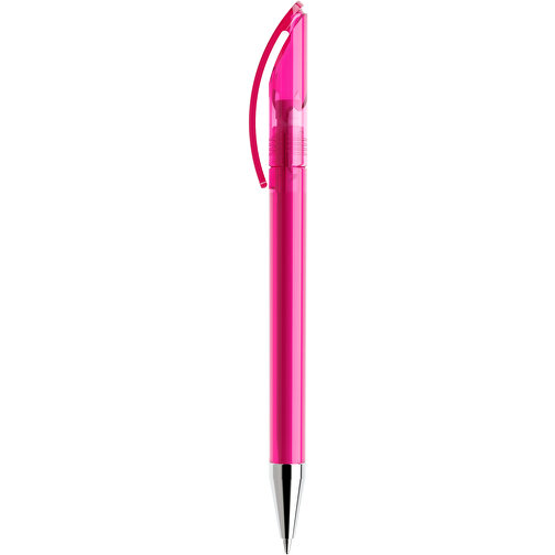 Prodir DS3 TTC Twist Kugelschreiber , Prodir, pink, Kunststoff/Metall, 13,80cm x 1,50cm (Länge x Breite), Bild 2