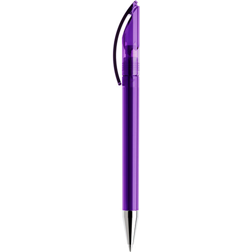 Prodir DS3 TTC Twist Kugelschreiber , Prodir, violett, Kunststoff/Metall, 13,80cm x 1,50cm (Länge x Breite), Bild 2