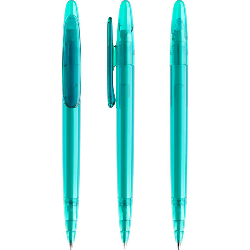 Prodir DS5 TTT Twist Kugelschreiber , Prodir, aqua, Kunststoff, 14,30cm x 1,60cm (Länge x Breite), Bild 6