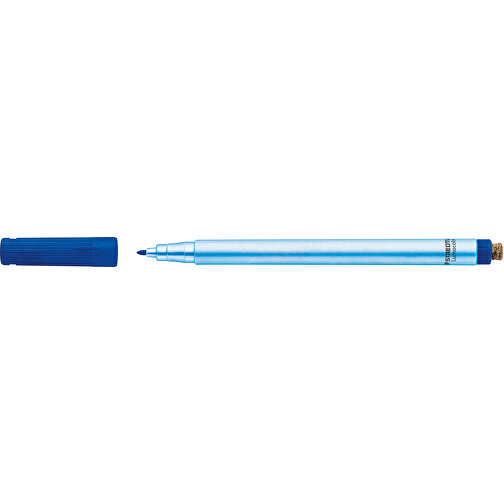 STAEDTLER Lumocolor Correctable M , Staedtler, blau, Kunststoff, 14,50cm x 1,10cm x 1,10cm (Länge x Höhe x Breite), Bild 3