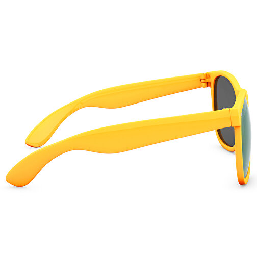 SunShine Mirror Glänzend - UV 400 , Promo Effects, verspiegelt gelb glänzend, Rahmen aus Polycarbonat und Glass aus AC, 14,50cm x 4,80cm x 15,00cm (Länge x Höhe x Breite), Bild 5