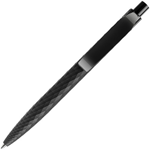 Prodir QS01 PRP Push Kugelschreiber , Prodir, schwarz, Kunststoff, 14,10cm x 1,60cm (Länge x Breite), Bild 4