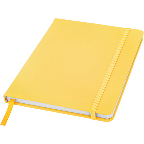 Spectrum A5 Hard Cover Notizbuch , gelb, PU Kunststoff, 21,10cm x 1,20cm x 14,00cm (Länge x Höhe x Breite), Bild 1