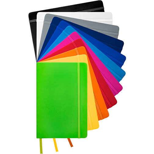 Spectrum A5 Hard Cover Notizbuch , lindgrün, PU Kunststoff, 21,10cm x 1,20cm x 14,00cm (Länge x Höhe x Breite), Bild 7