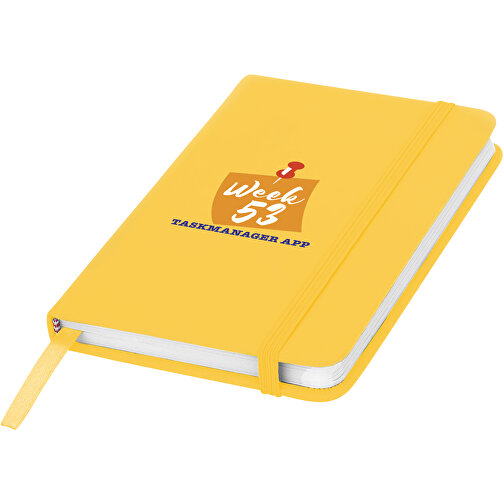 Spectrum A6 Hard Cover Notizbuch , gelb, PU Kunststoff, 14,20cm x 1,00cm x 9,00cm (Länge x Höhe x Breite), Bild 7
