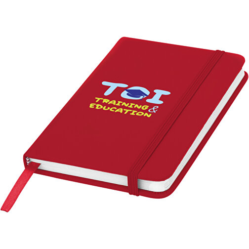 Spectrum A6 Hard Cover Notizbuch , rot, PU Kunststoff, 14,20cm x 1,00cm x 9,00cm (Länge x Höhe x Breite), Bild 6
