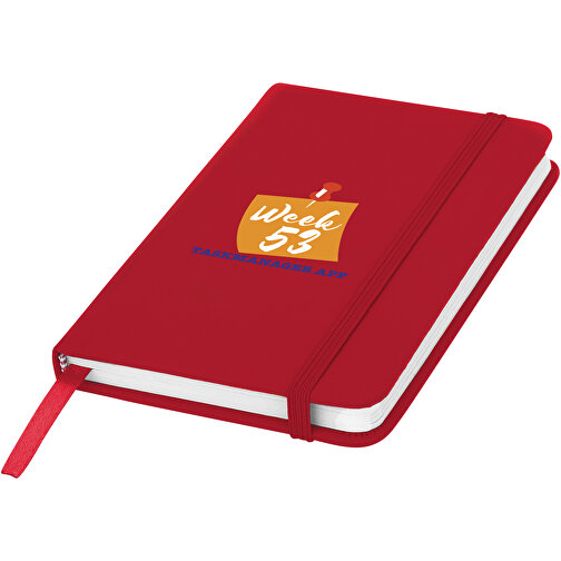 Spectrum A6 Hard Cover Notizbuch , rot, PU Kunststoff, 14,20cm x 1,00cm x 9,00cm (Länge x Höhe x Breite), Bild 7