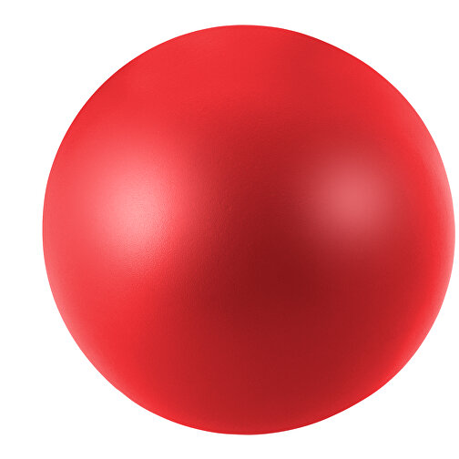 Cool Runder Antistressball , rot, PU Kunststoffschaum, , Bild 4