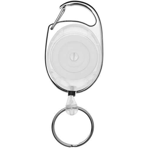 Gerlos Schlüsselkette Mit Rollerclip , weiß, ABS Kunststoff, 3,50cm x 6,50cm x 1,00cm (Länge x Höhe x Breite), Bild 8