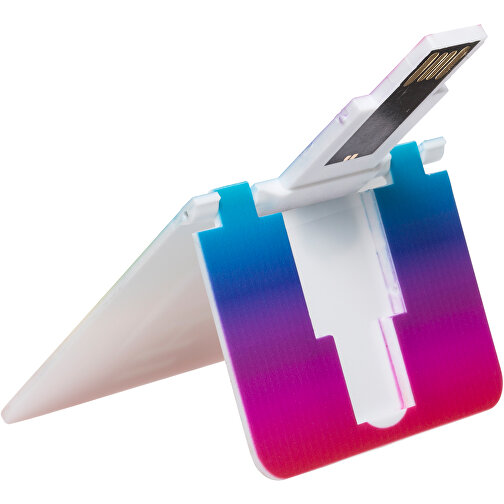 USB-Stick CARD Snap 2.0 8GB Mit Verpackung , Promo Effects MB , weiss MB , 8 GB , Kunststoff MB , 3 - 10 MB/s MB , 8,85cm x 0,25cm x 5,55cm (Länge x Höhe x Breite), Bild 9