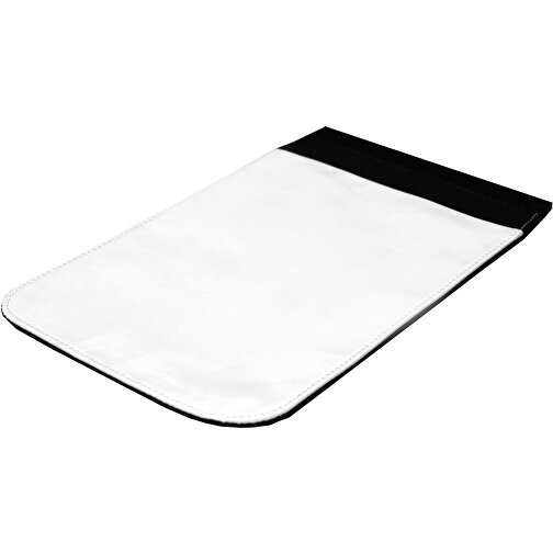 Mini FlapBag BASE (Sublimation) , Halfar, schwarz, Polyester, 7,50cm x 22,50cm x 17,50cm (Länge x Höhe x Breite), Bild 2