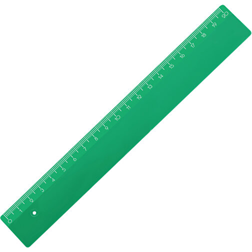 Lineal 20 Cm , grün, PS, 21,00cm x 0,20cm x 3,00cm (Länge x Höhe x Breite), Bild 1