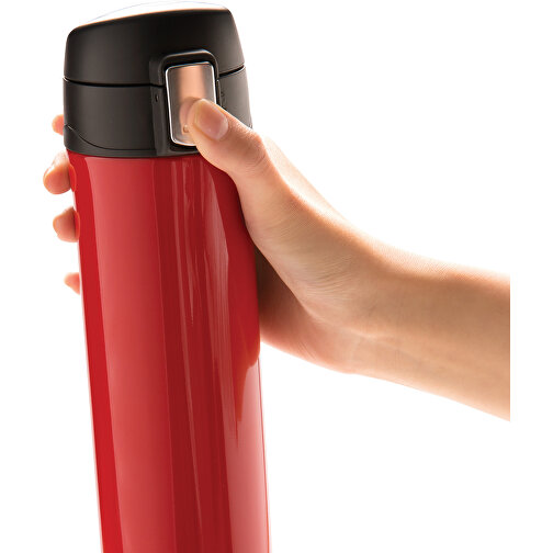 Easy Lock Vakuum Flasche, Rot , rot, Edelstahl, 25,50cm (Höhe), Bild 5