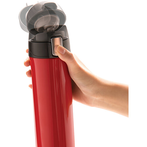 Easy Lock Vakuum Flasche, Rot , rot, Edelstahl, 25,50cm (Höhe), Bild 6