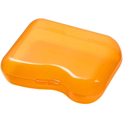 Dose 'C-Box' , trend-orange PP, Kunststoff, 10,10cm x 3,00cm x 7,80cm (Länge x Höhe x Breite), Bild 1