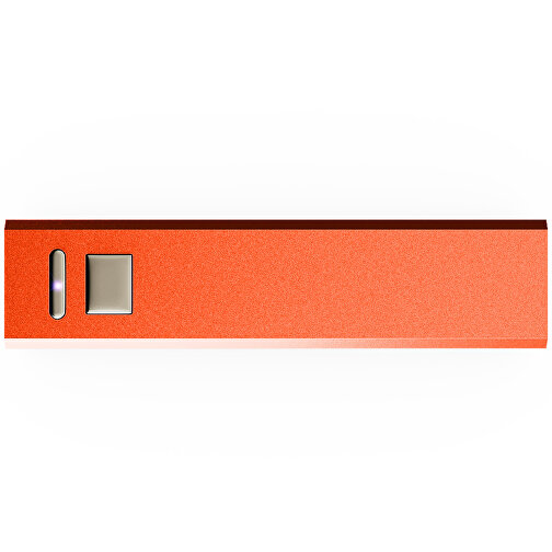 Power Bank Chantal , Promo Effects, orange, Aluminium, 9,40cm x 2,20cm x 2,10cm (Länge x Höhe x Breite), Bild 2