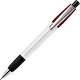 blanc / rouge foncé