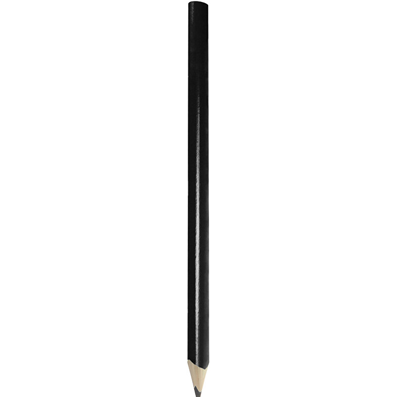 Matita da falegname, 24 cm, ovale (nero, legno, 13g) come gadget  personalizzati su