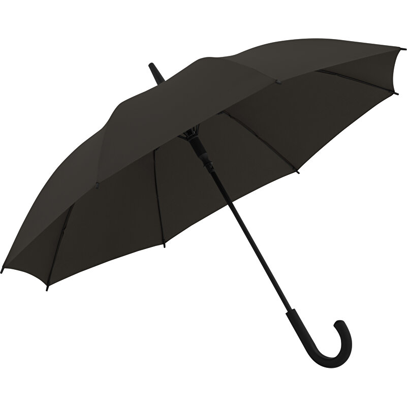 DOPPLER Regenschirm Fiber Stick AC (schwarz, Polyester, 448g) als  Werbegeschenke Auf GIFFITS.de | Art.Nr. 472907 | Stockschirme